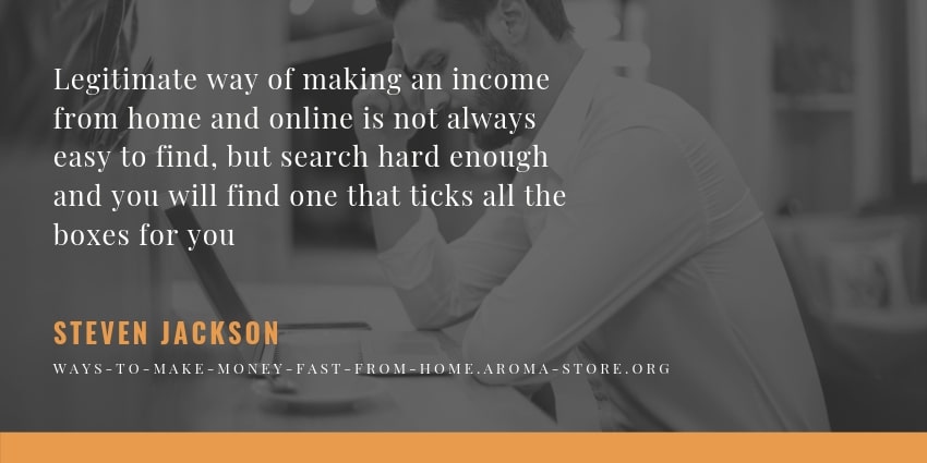 Making income from home